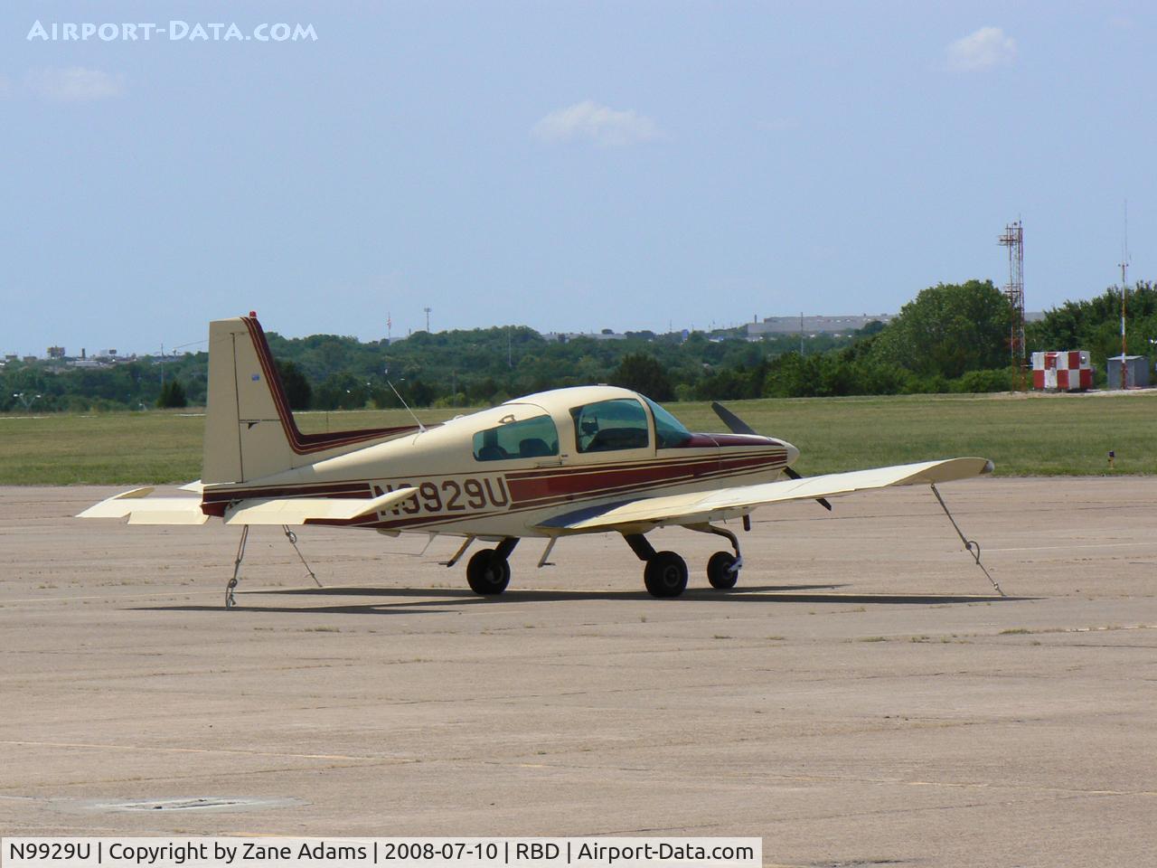 N9929U, 1977 Grumman American AA-5A Cheetah C/N AA5A0329, At Dallas Redbird (Executive) Airport