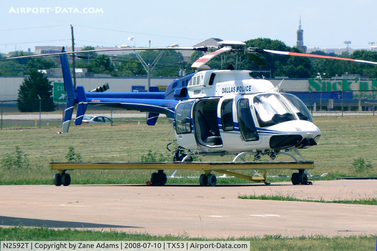 N2592T, Bell 407 C/N 53748, Dallas Police Helicopter at Dallas Redbird (Executive) Airport
