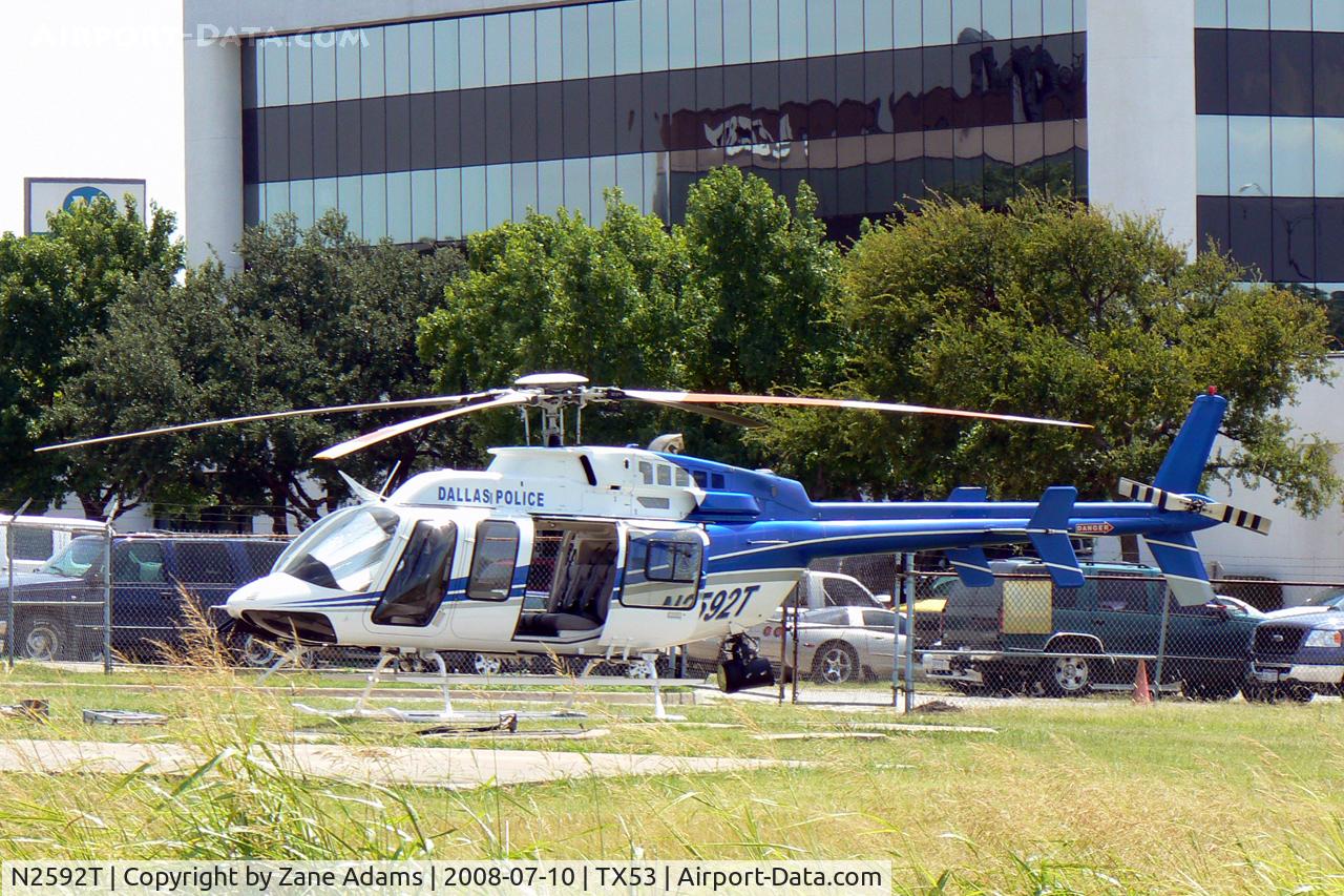 N2592T, Bell 407 C/N 53748, Dallas Police Helicopter at Dallas Redbird (Executive) Airport