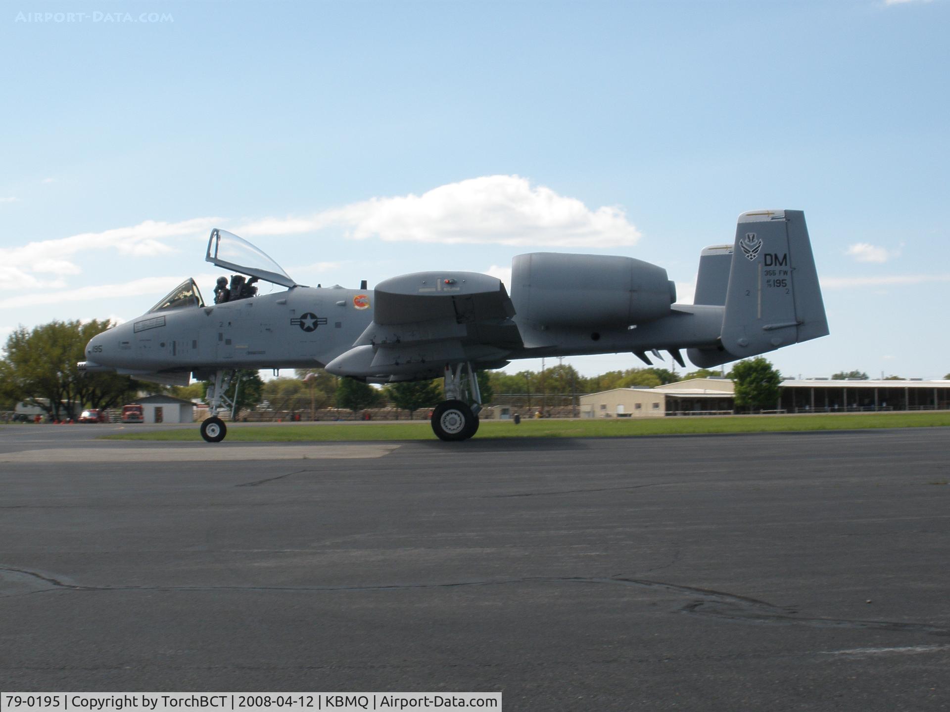 79-0195, Fairchild Republic A-10A Thunderbolt II C/N A10-0459, Warthog Demonstration @ BMQ