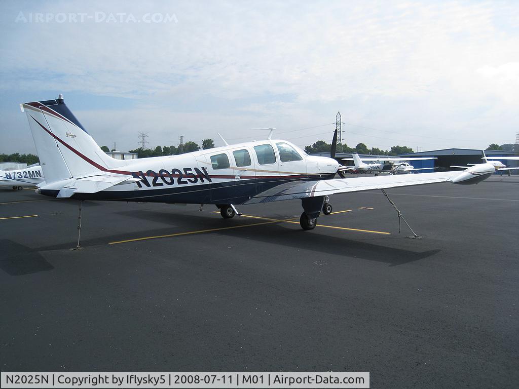 N2025N, 1978 Beech A36 Bonanza 36 C/N E-1336, N2025N BEECH A-36