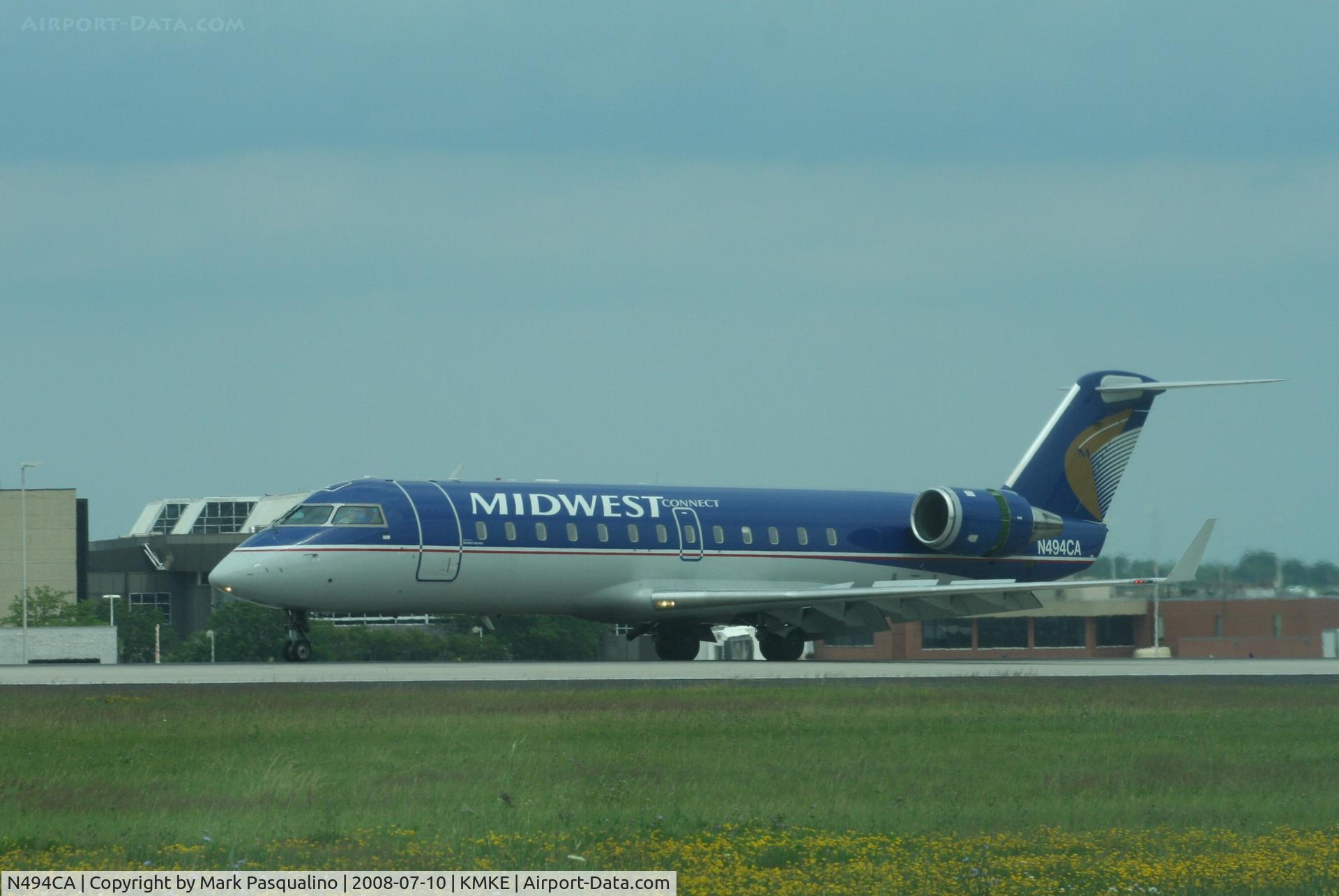 N494CA, 2003 Bombardier CRJ-200ER (CL-600-2B19) C/N 7765, CL-600-2B19