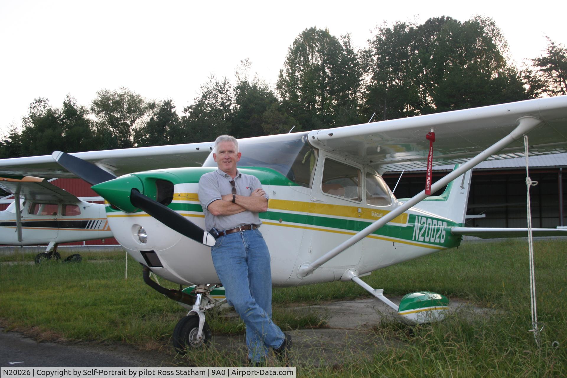 N20026, 1972 Cessna 172M C/N 17260942, N20026 at tie-down at Dahlonega, Georgia September 2007