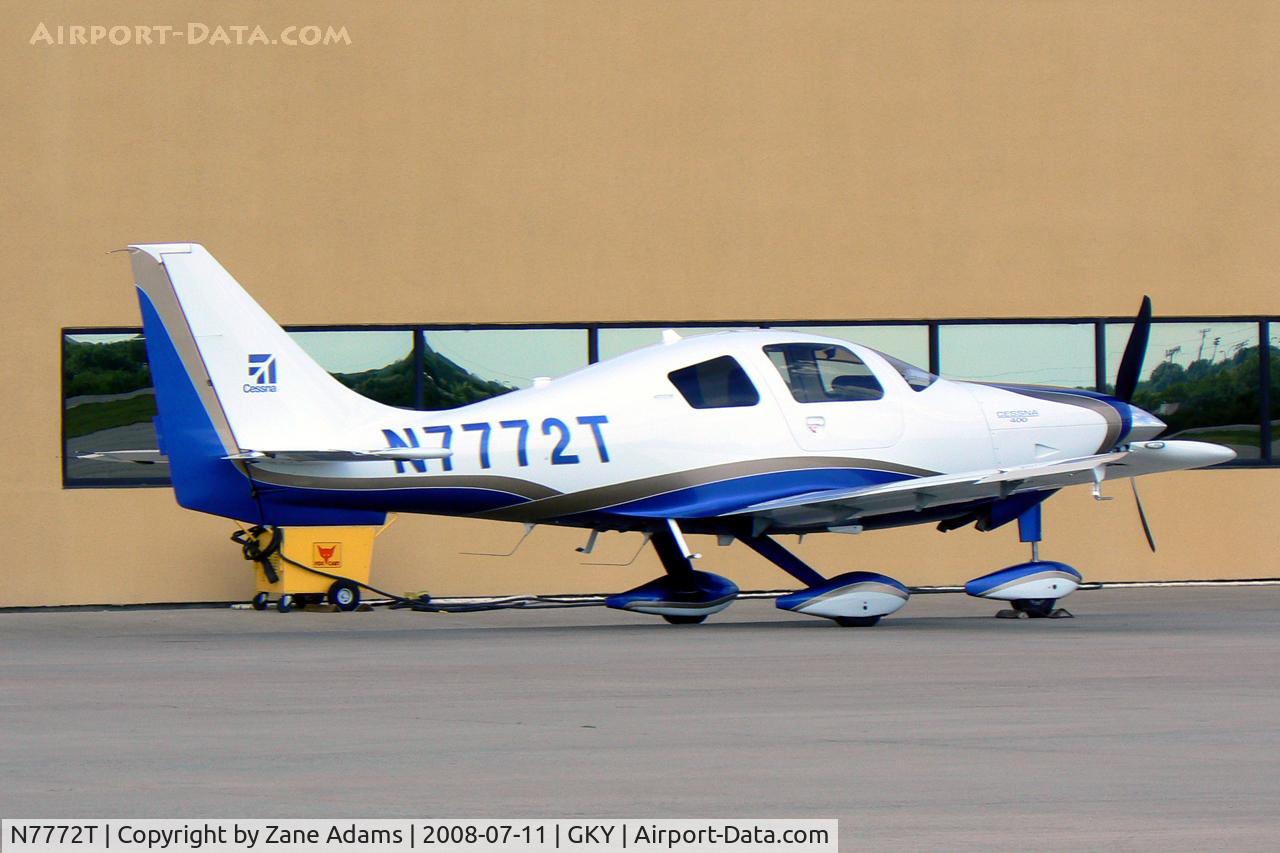 N7772T, 2008 Cessna LC41-550FG C/N 411035, Previously seen registered as a new Cessna 182 - now registered as a new Cessna 400 (Columbia)