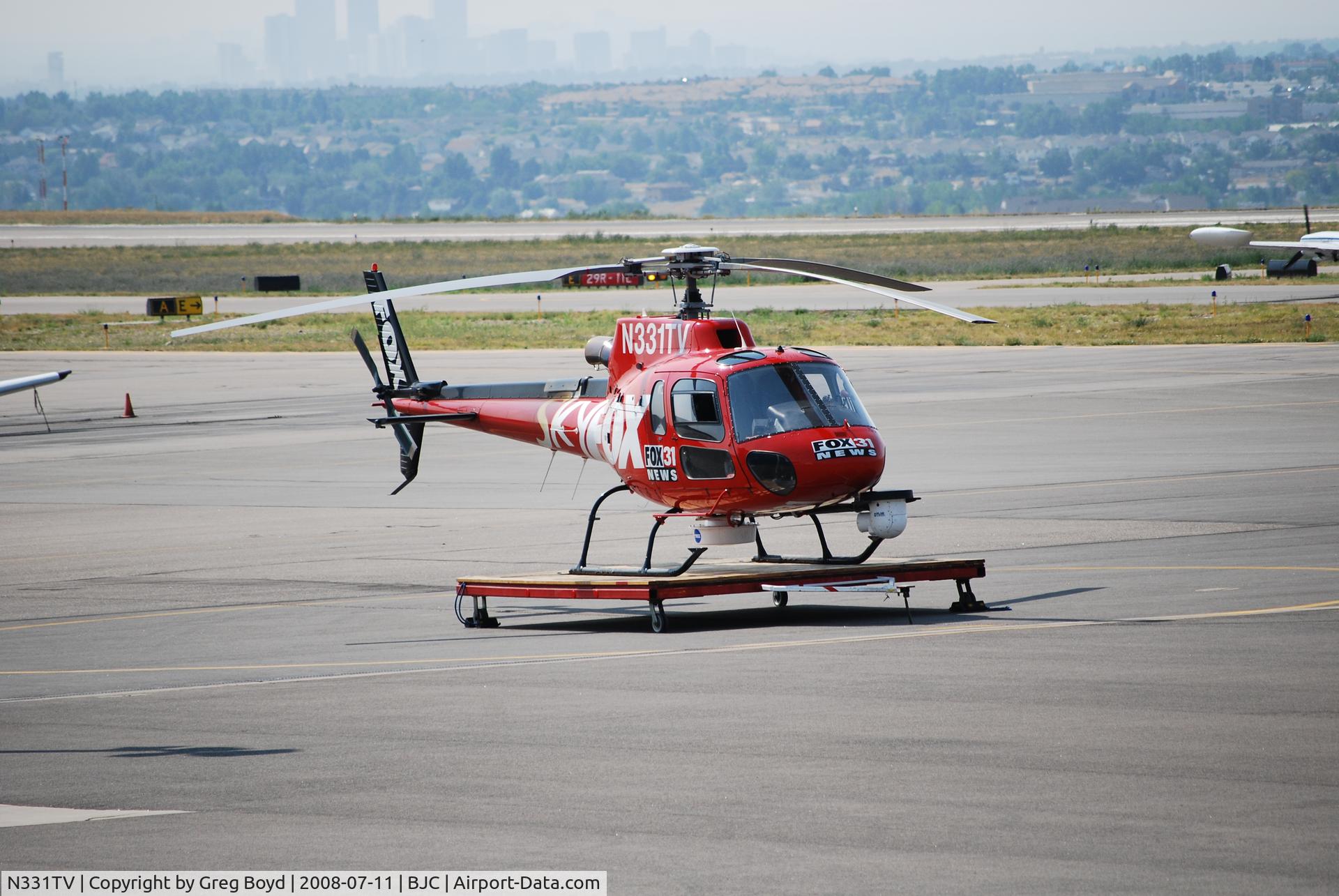 N331TV, 2003 Eurocopter AS-350B-3 Ecureuil Ecureuil C/N 3731, On the pad...