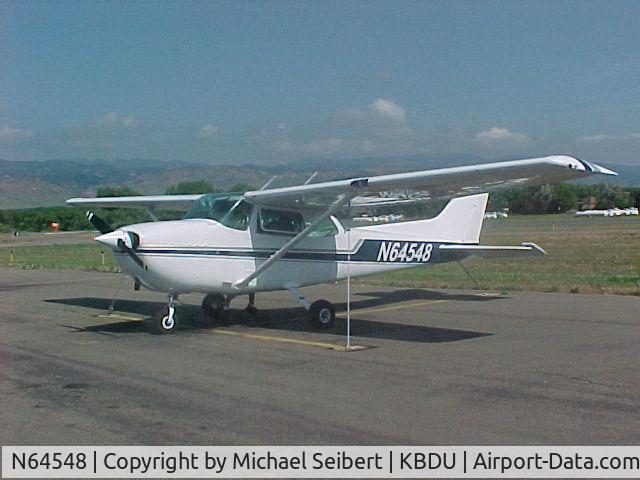 N64548, 1982 Cessna 172P C/N 17275576, After a flight over the rockies