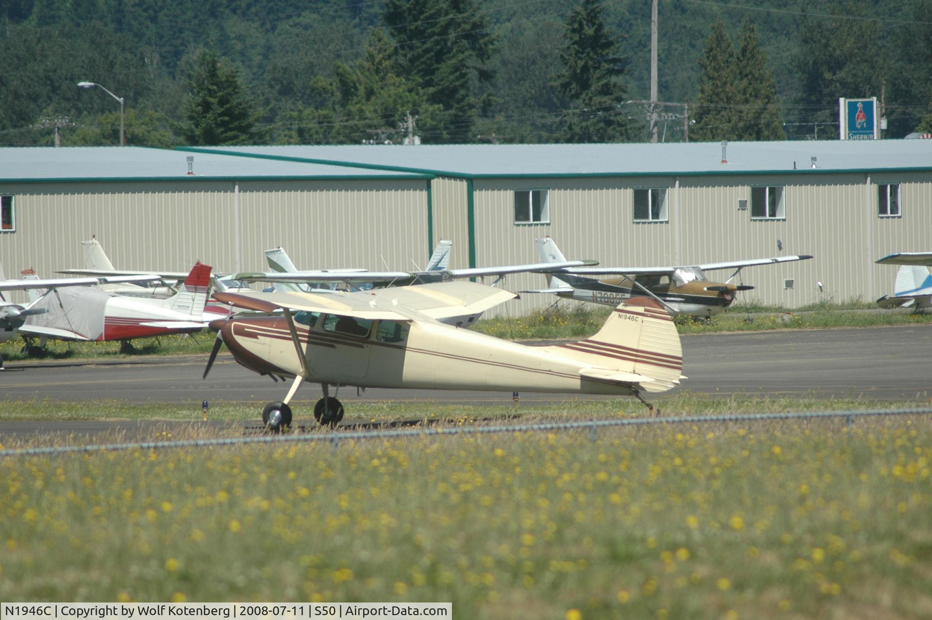 N1946C, 1953 Cessna 170B C/N 26091, ready to leave