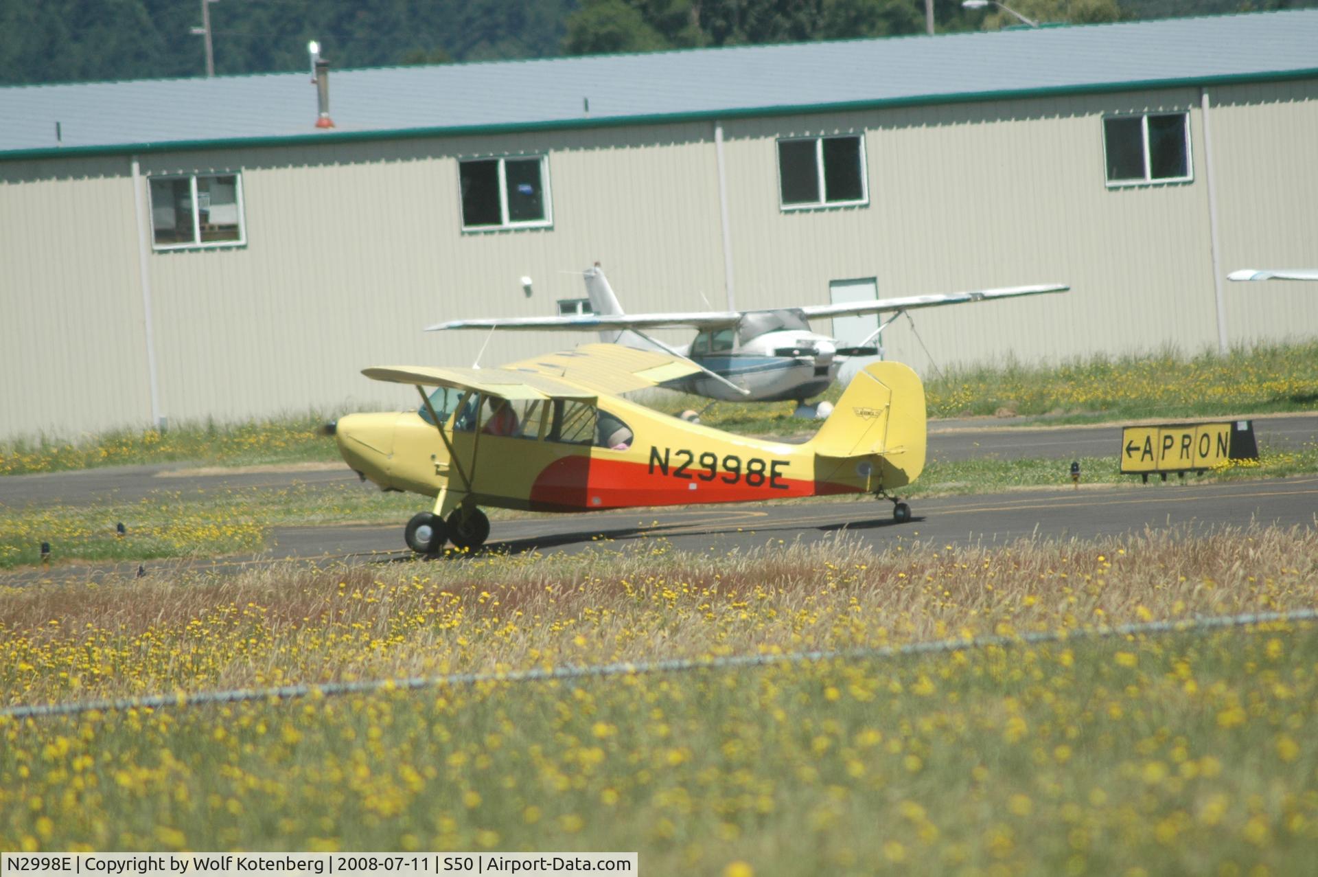 N2998E, 1946 Aeronca 7AC Champion C/N 7AC-6585, nice day to go flying