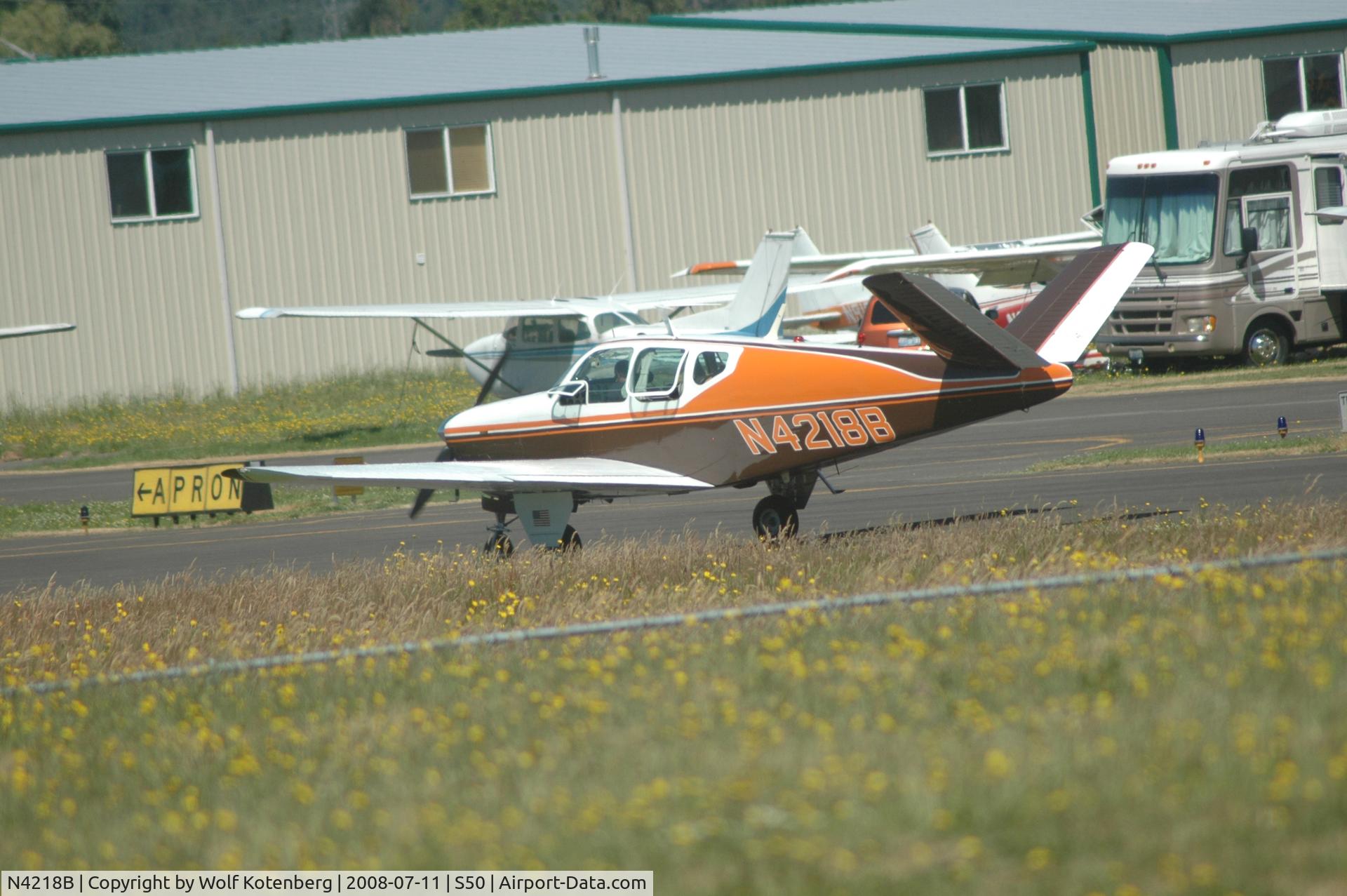 N4218B, 1955 Beech F35 Bonanza C/N D-4178, go flying