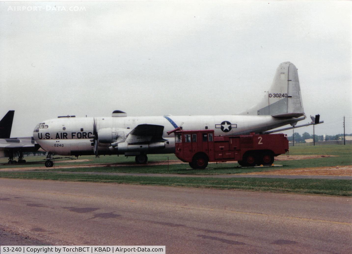53-240, 1953 Boeing KC-97L Stratofreighter C/N 17022, Modified KC-97G @ Barksdale AFB Display
