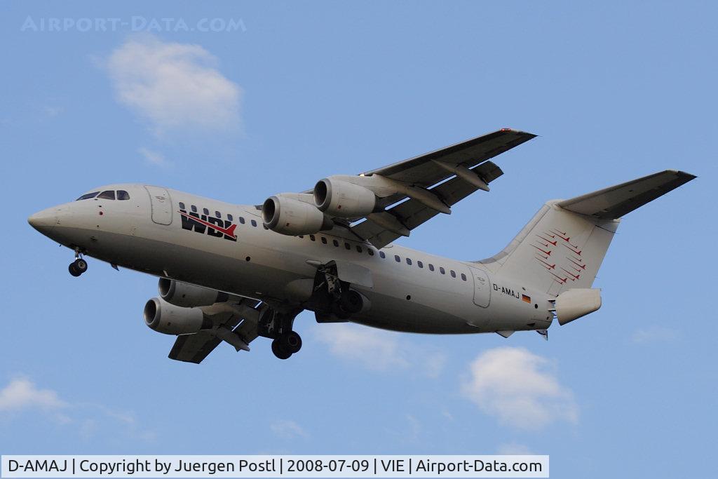 D-AMAJ, 1984 British Aerospace BAe.146-200A C/N E2028, Airbus Industrie A319-112