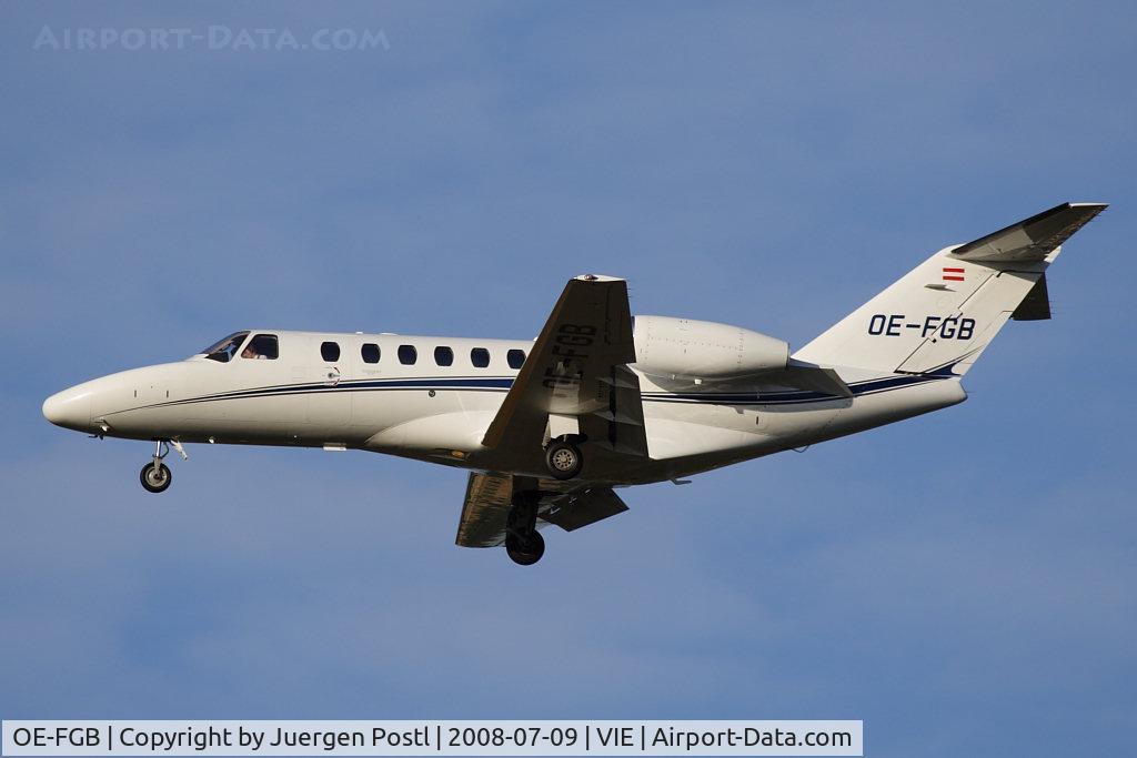 OE-FGB, 2007 Cessna 525A CitationJet CJ2 C/N 525A-0362, Jet Alliance Cessna 525A Citation CJ2+
