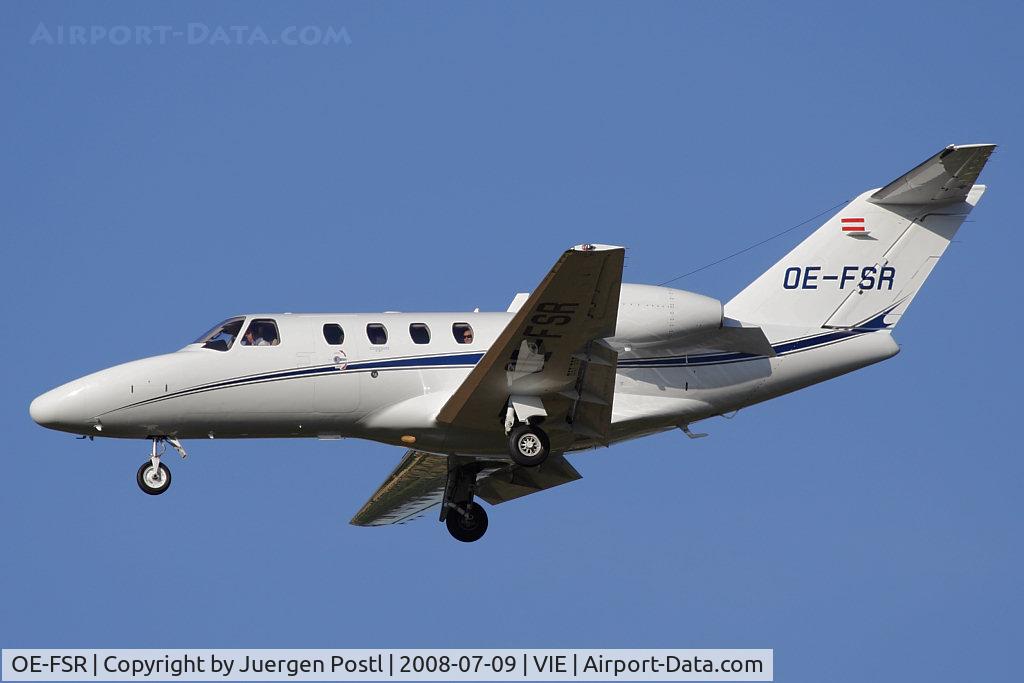 OE-FSR, Cessna 525 CitationJet CJ1+ C/N 525-0635, PRIVATE C-525J CJ1