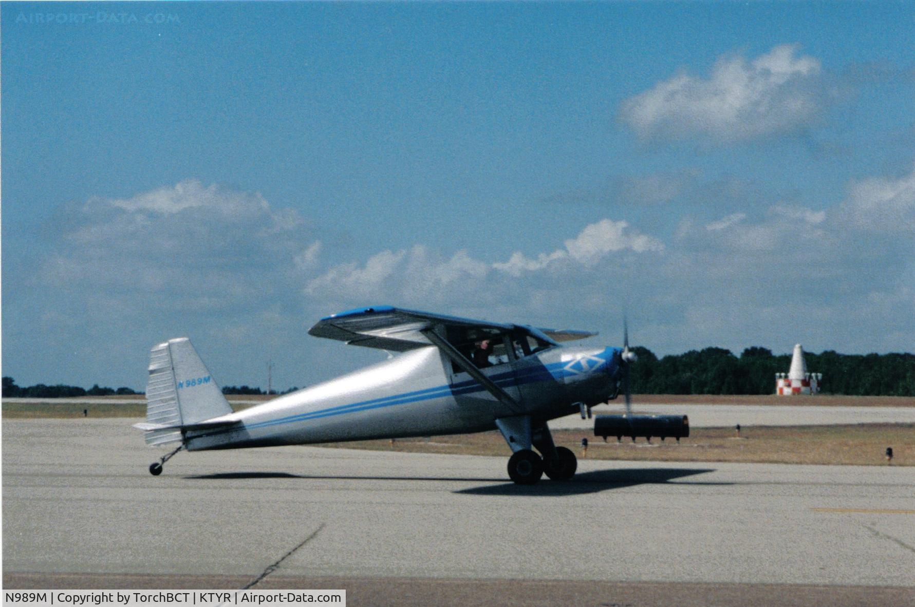 N989M, 1948 Luscombe 8A C/N 6530, Luscombe @ KTYR