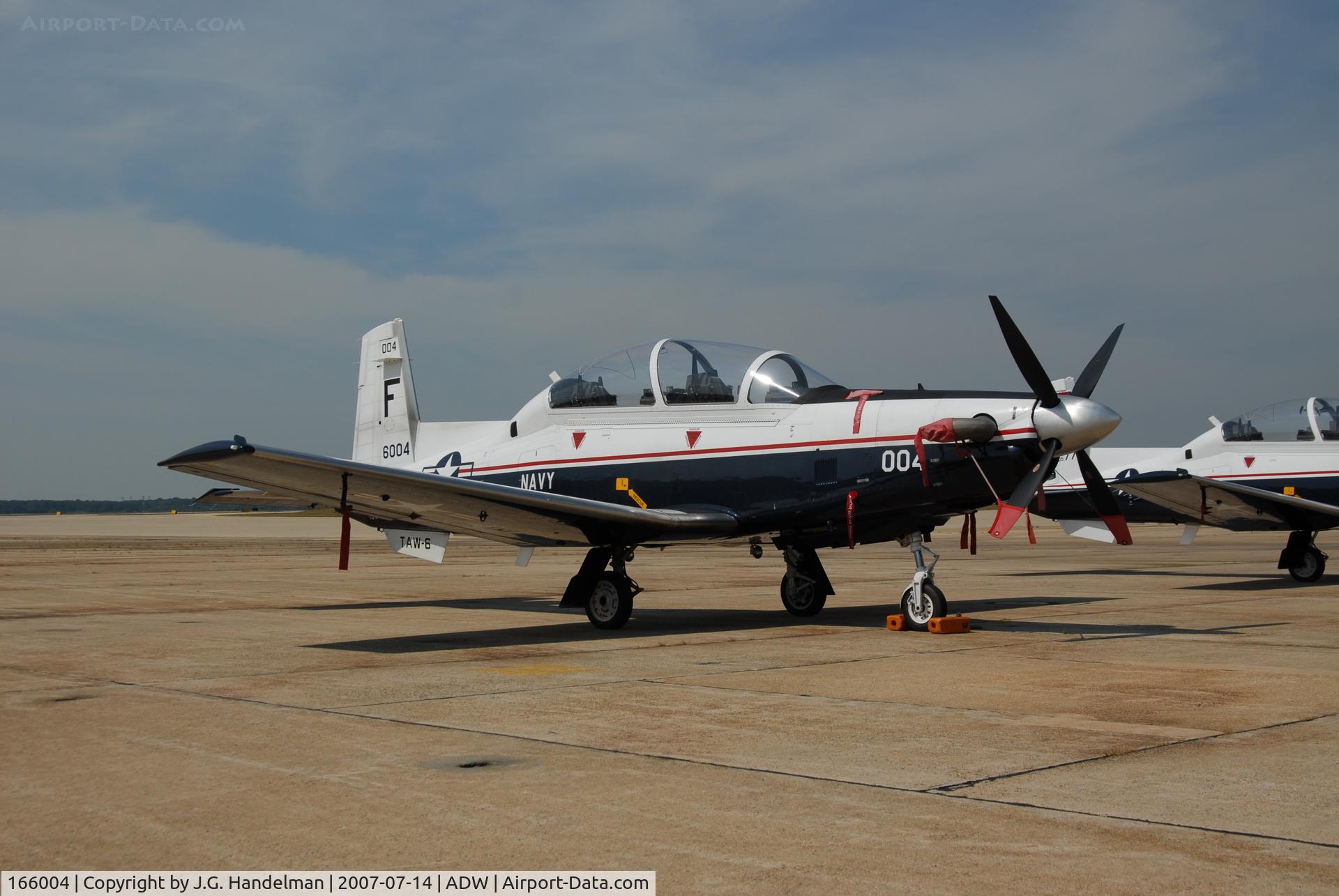 166004, Raytheon T-6A Texan II C/N PT-257, T-6A @NAF Washington