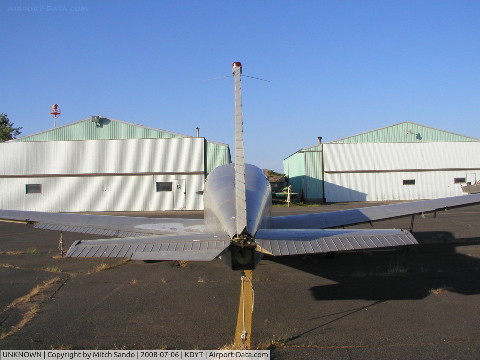 UNKNOWN, Miscellaneous Various C/N unknown, Deregistered SIAI-Marchetti S-205 parked on the ramp at Sky Harbor. Serial Number NC-316.