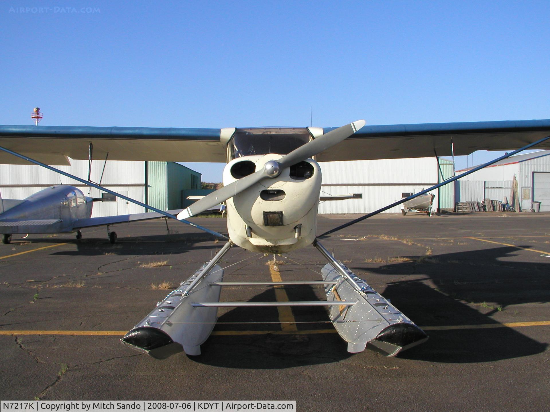 N7217K, 1948 Aeronca 11CC Super Chief C/N 11CC-206, Parked on the ramp at Sky Harbor.
