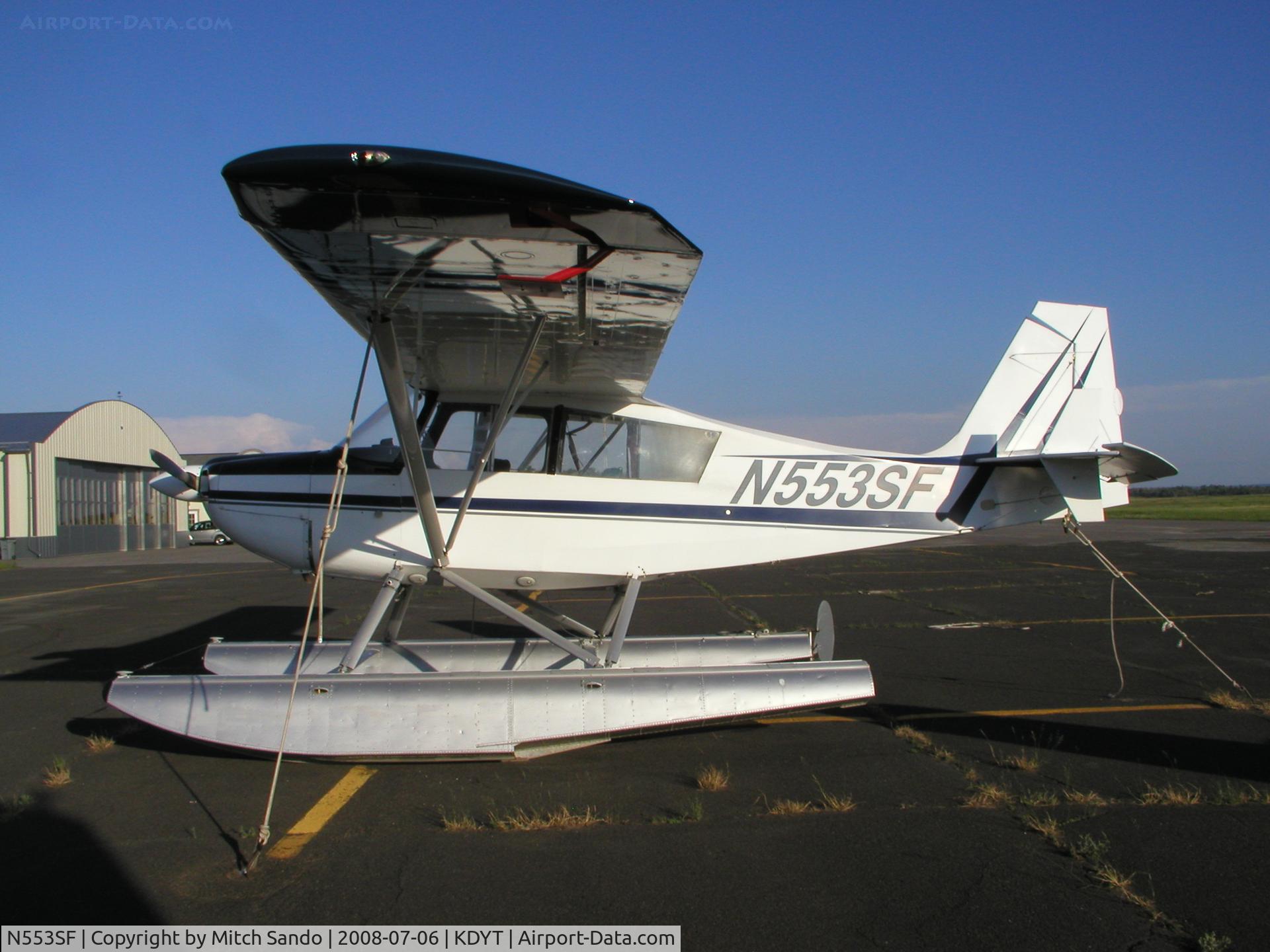 N553SF, 1966 Champion 7GCAA Citabria C/N 247, Parked on the ramp at Sky Harbor.