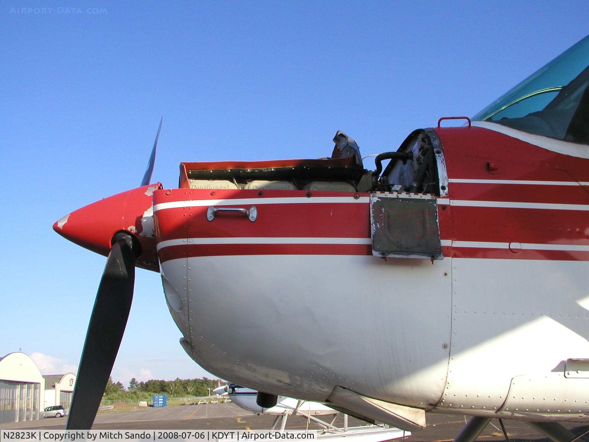 N2823K, 1979 Cessna 180K Skywagon C/N 18053090, Parked on the ramp at Sky Harbor.