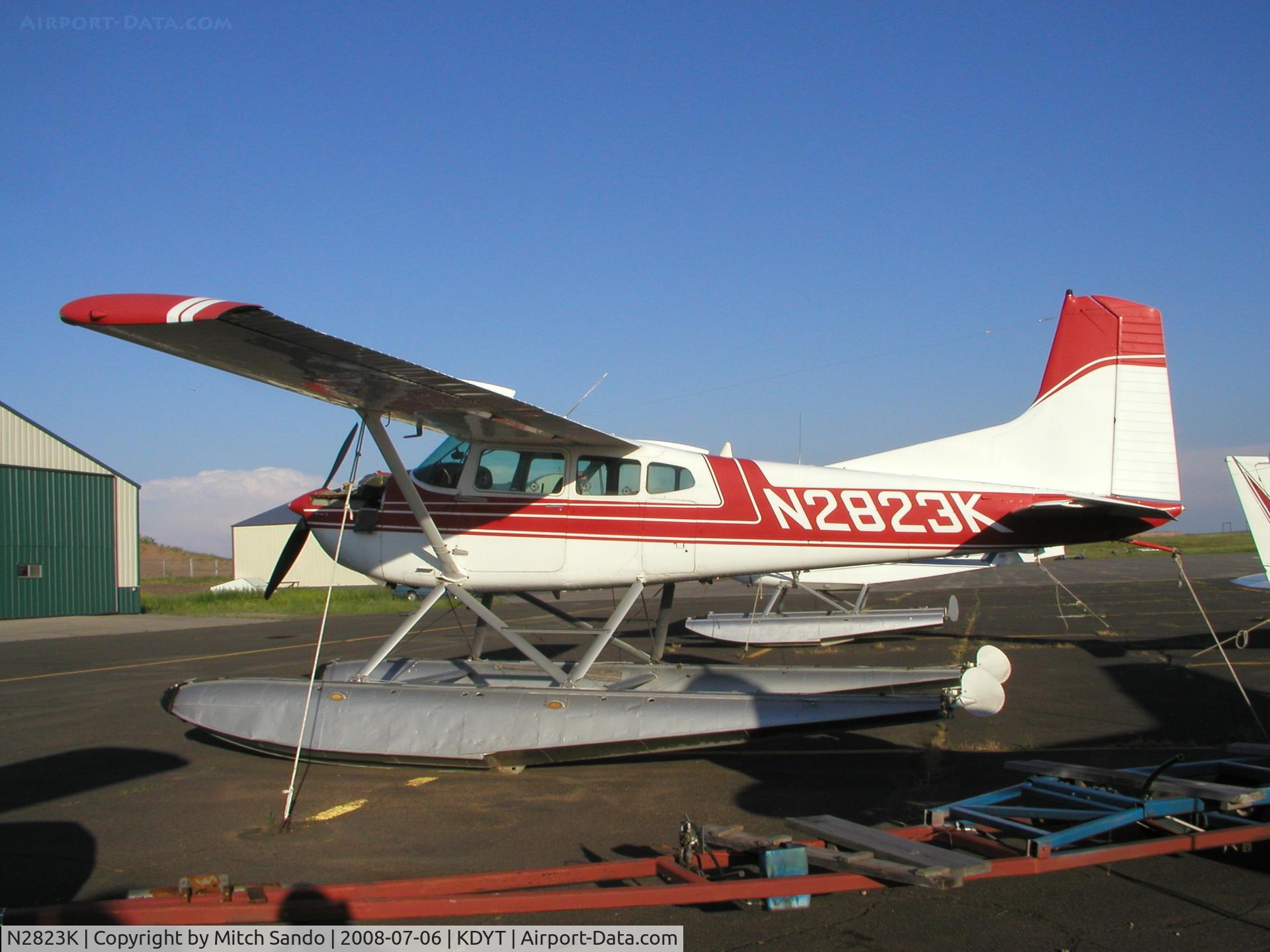 N2823K, 1979 Cessna 180K Skywagon C/N 18053090, Parked on the ramp at Sky Harbor.