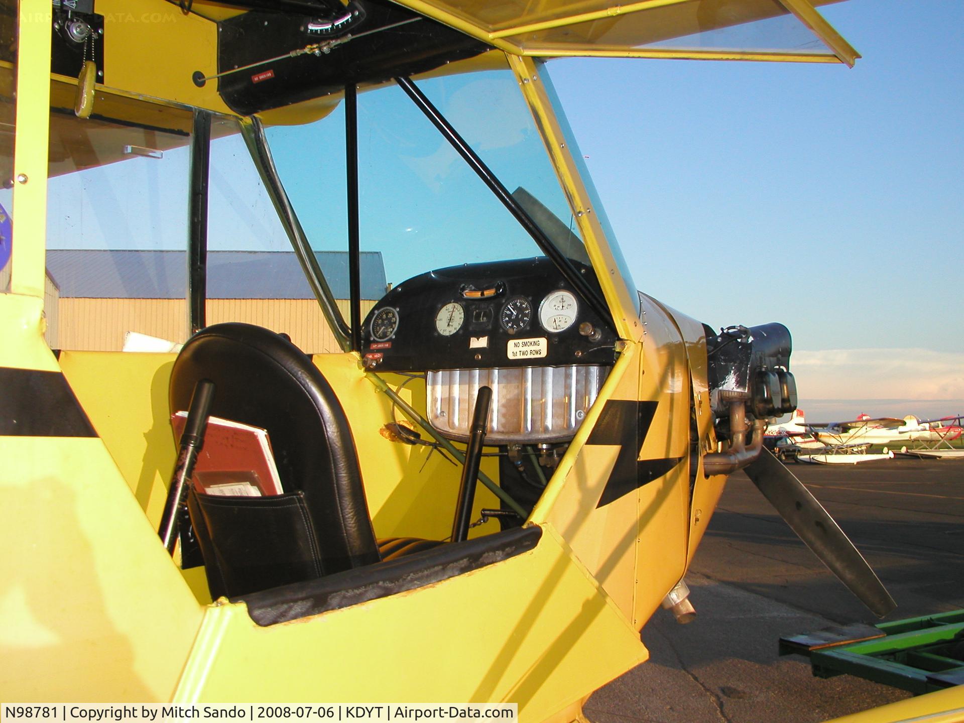 N98781, 1946 Piper J3C-65 Cub Cub C/N 19018, Parked on the ramp at Sky Harbor.