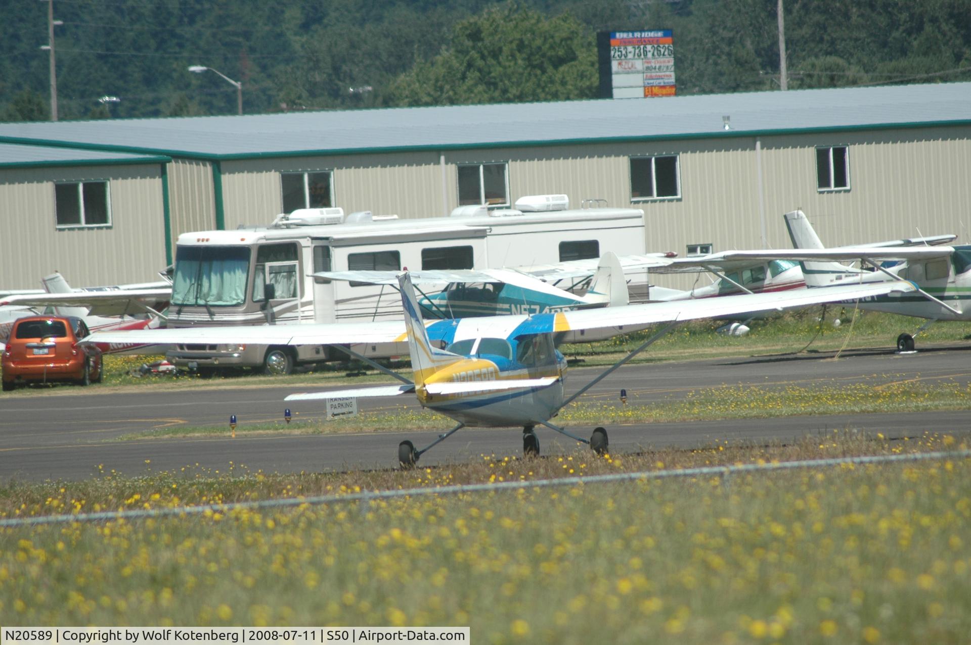 N20589, 1973 Cessna 172M C/N 17261421, at Auburn