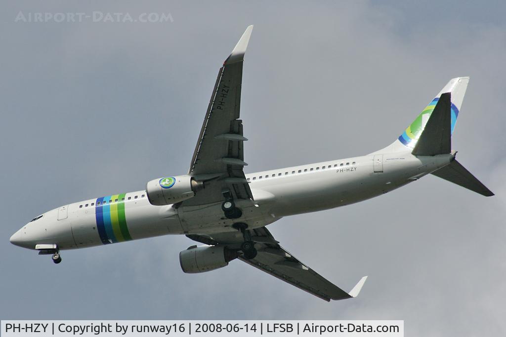 PH-HZY, 2002 Boeing 737-8K2 C/N 30646, Transavia Holland inbound from Amsterdam EURO 2008