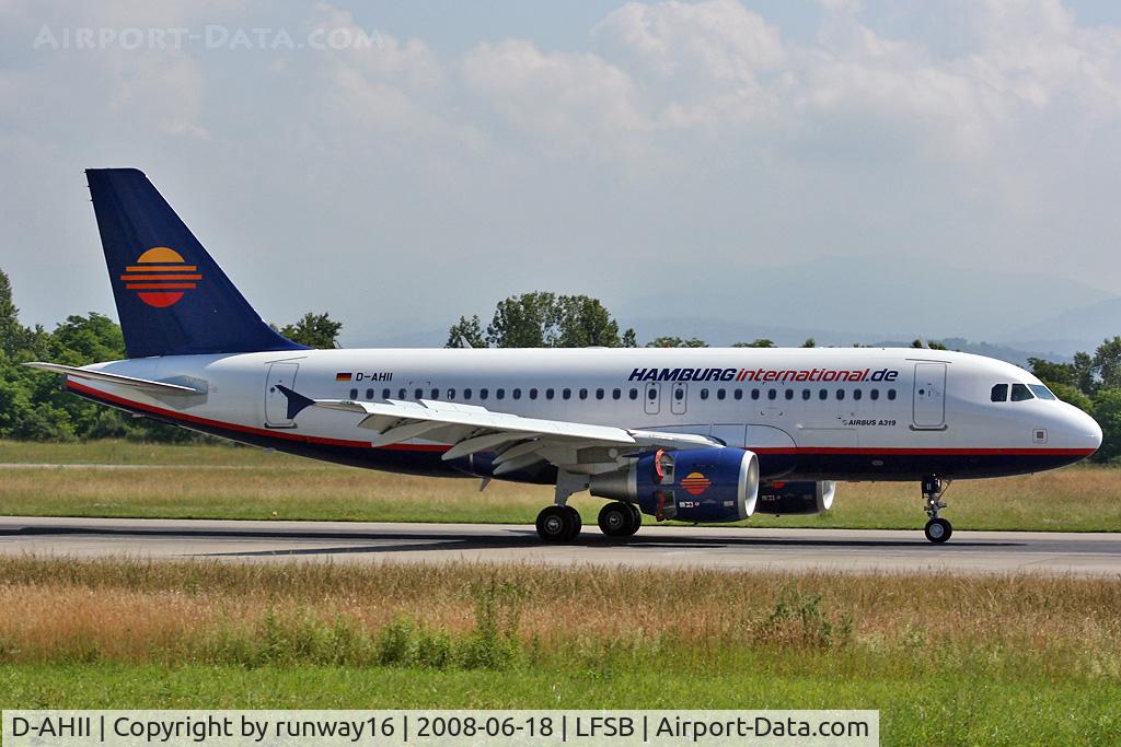 D-AHII, 2008 Airbus A319-111 C/N 3403, HAMBURG international new A319 arriving from FRA EURO 2008