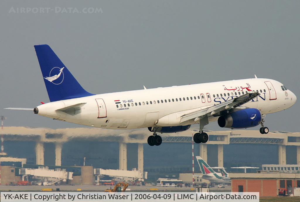 YK-AKE, 1999 Airbus A320-232 C/N 1085, Syrian Air