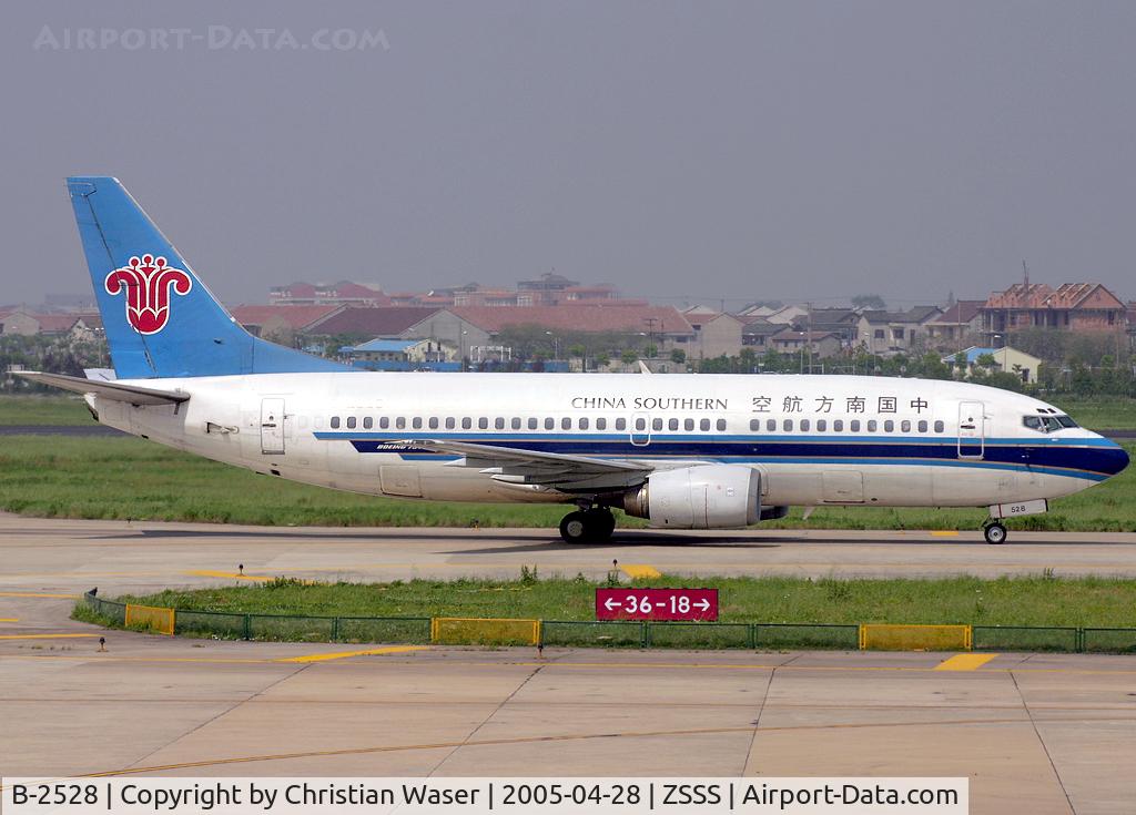 B-2528, 1991 Boeing 737-3Y0 C/N 25174, China Southern
