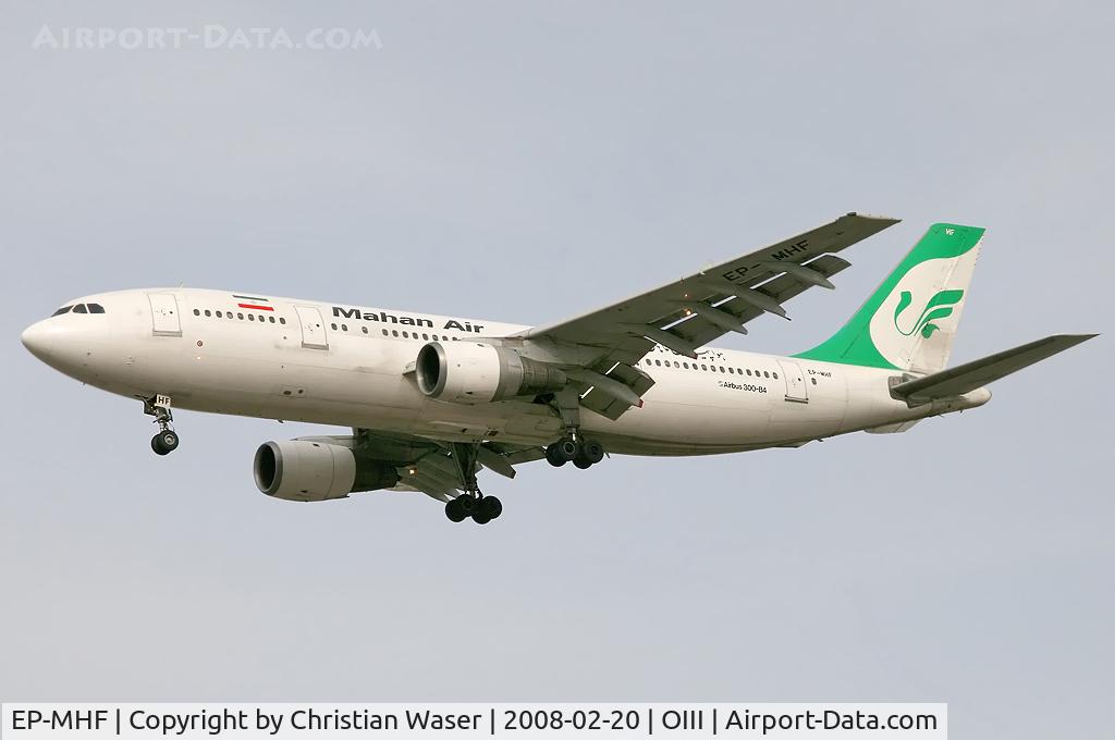 EP-MHF, 1978 Airbus A300B4-2C C/N 55, Mahan Air