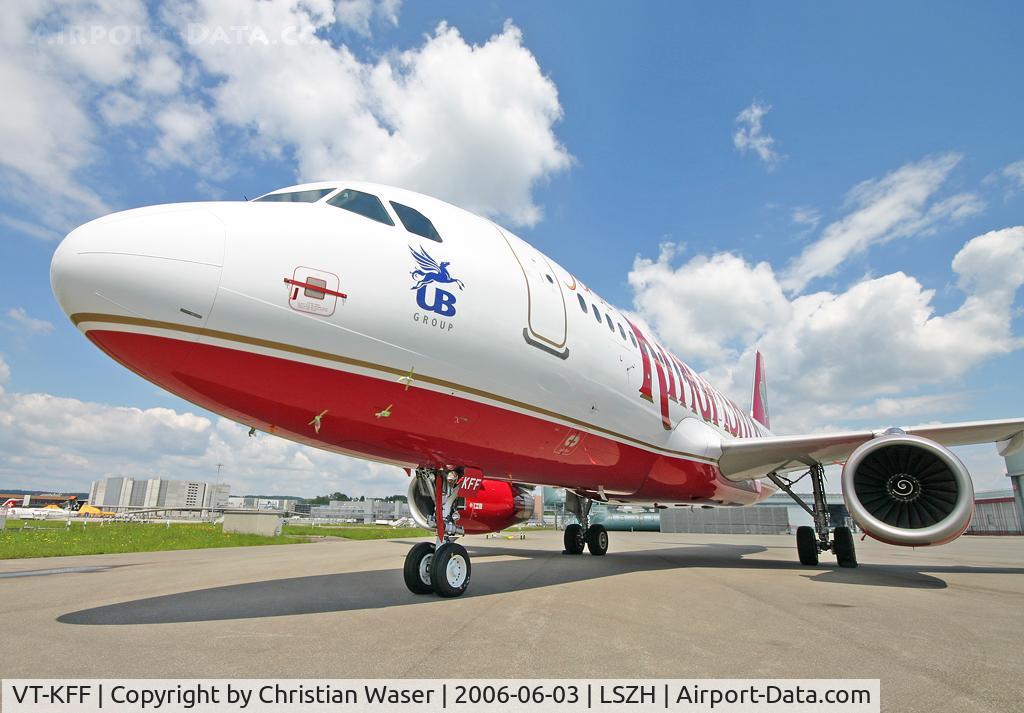 VT-KFF, Airbus A320-232 C/N 2531, Kingfisher