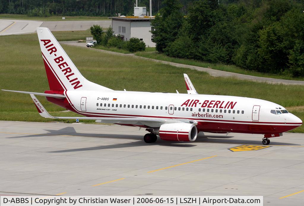 D-ABBS, 2001 Boeing 737-76N C/N 28654, Air Berlin 737-700