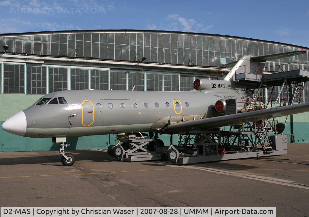 D2-MAS, 1978 Yakovlev Yak-40K C/N 9820558, Angola Air Force Yak-40