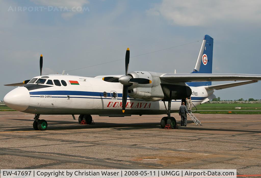 EW-47697, 1972 Antonov An-24RV C/N 27307604, Gomelavia An-24