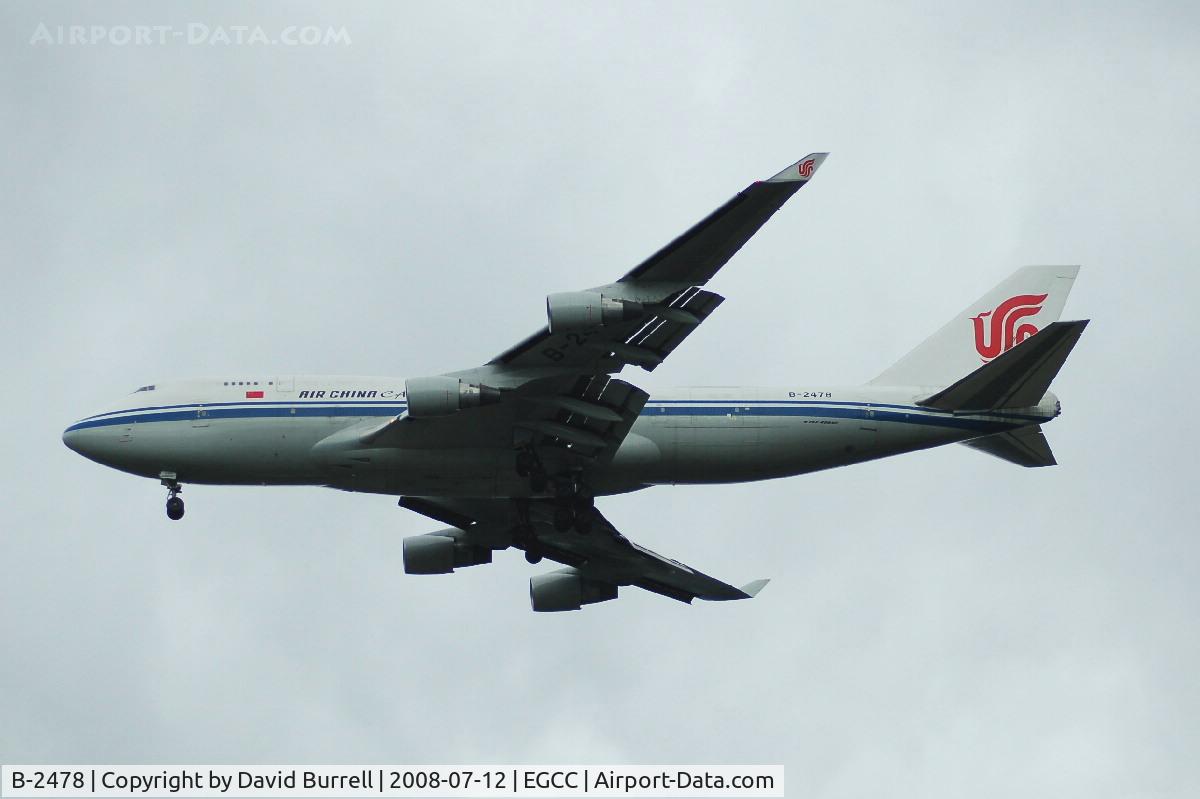B-2478, 1991 Boeing 747-433M C/N 25075, Air China Cargo - On Approach