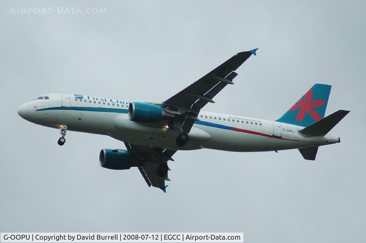 G-OOPU, 2001 Airbus A320-214 C/N 1637, First Choice - On Approach