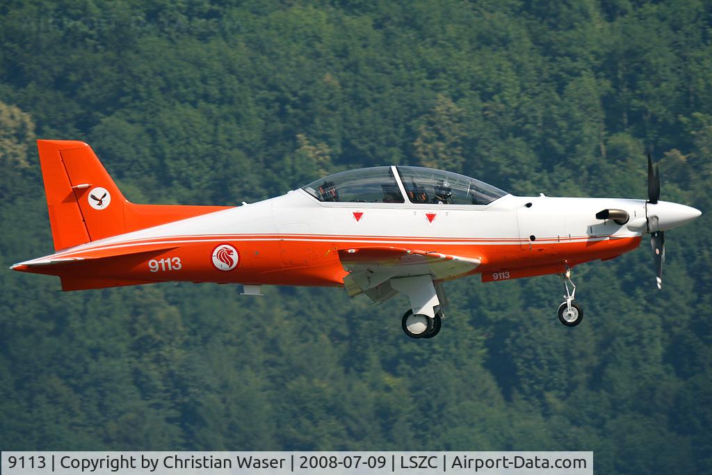 9113, Pilatus PC-21 C/N 121, Singapore Air Force PC-21