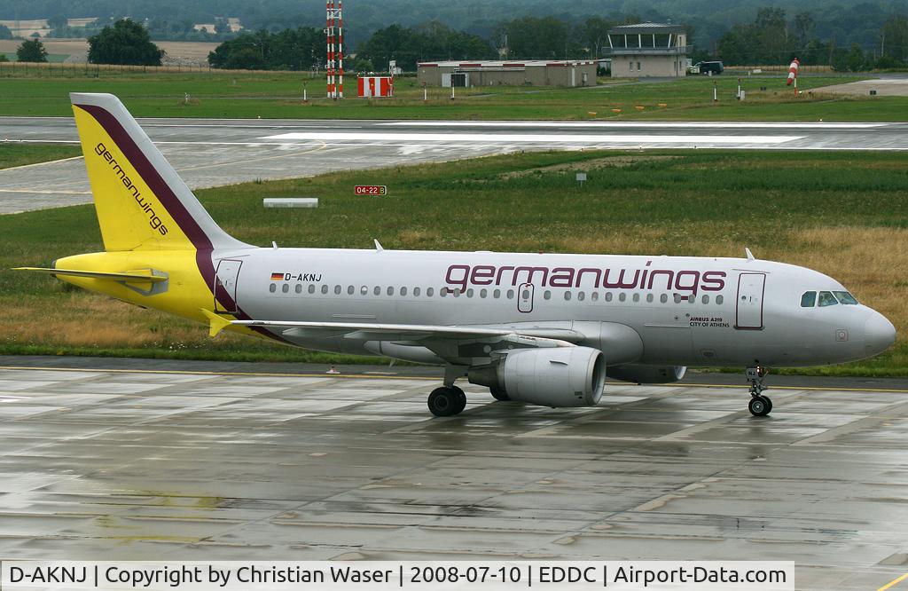 D-AKNJ, 2000 Airbus A319-112 C/N 1172, Germanwings