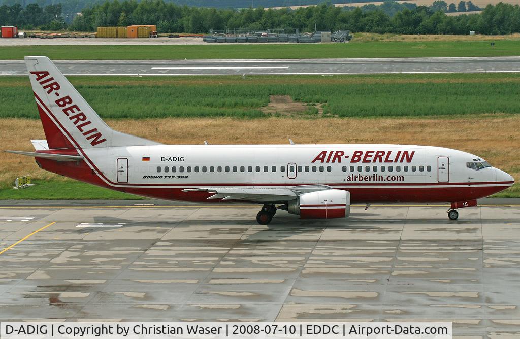 D-ADIG, 1992 Boeing 737-3L9 C/N 26441, Air Berlin 737-300