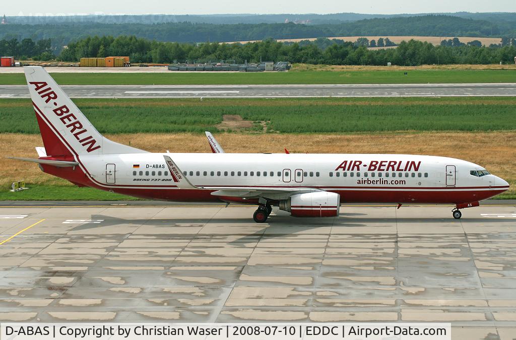 D-ABAS, 1999 Boeing 737-86J C/N 28073, Air Berlin