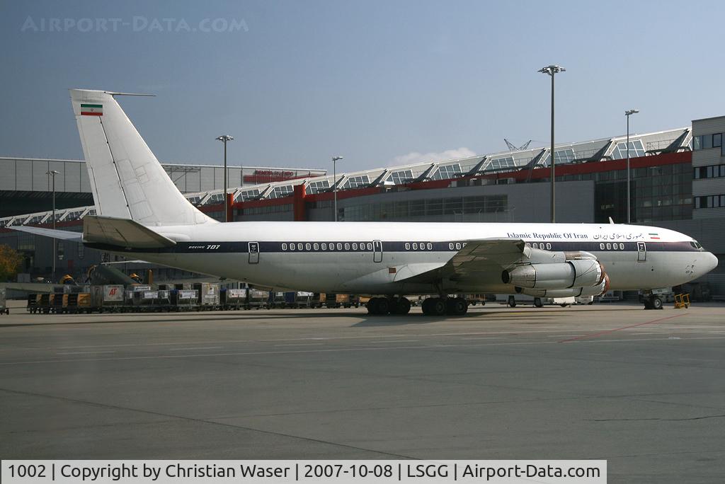 1002, 1974 Boeing 707-3J9C C/N 20832, Iran Air Force