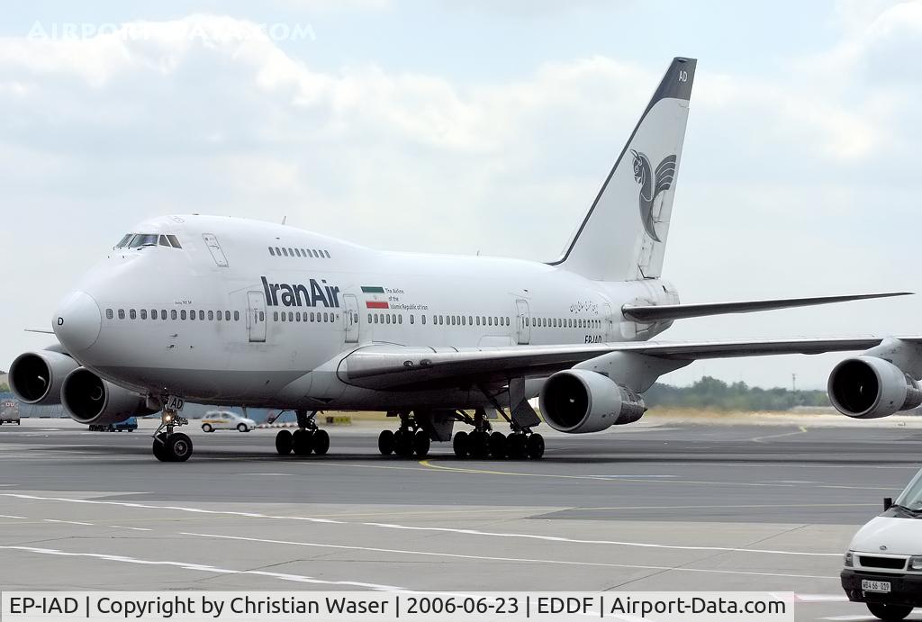 EP-IAD, 1979 Boeing 747SP-86 C/N 21758, Iran Air