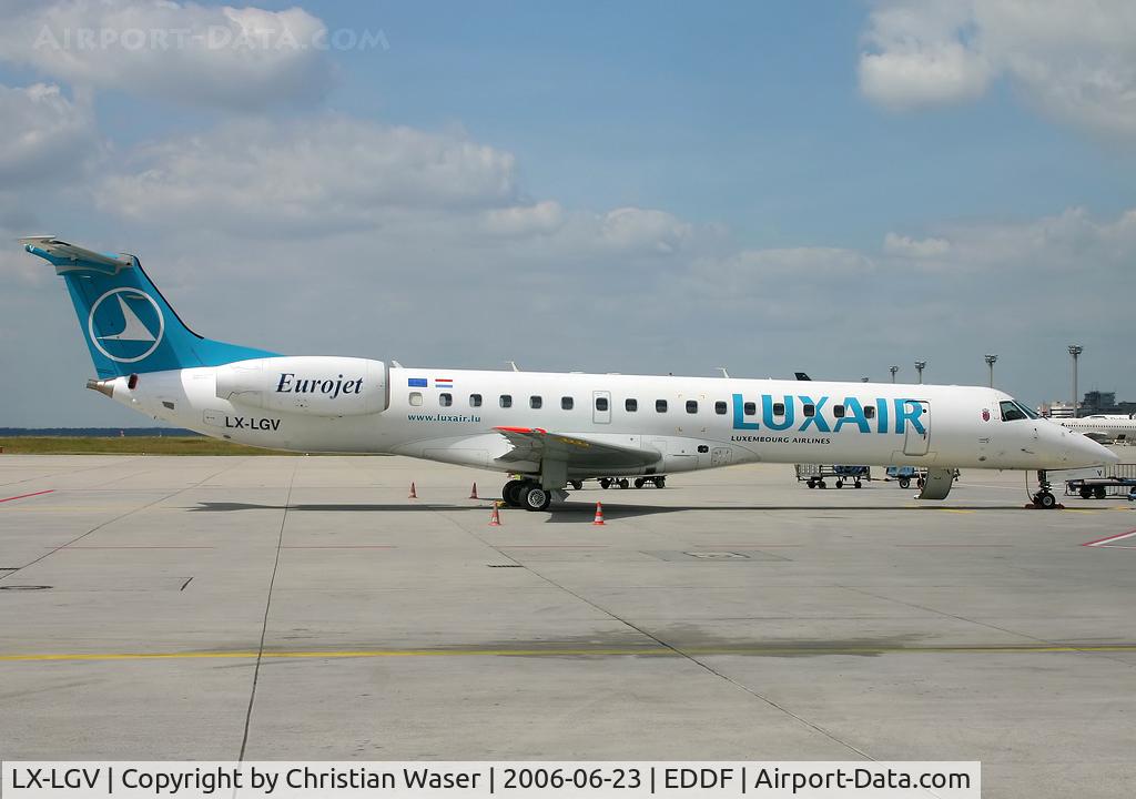 LX-LGV, 1999 Embraer EMB-145LU (ERJ-145LU) C/N 145129, Luxair
