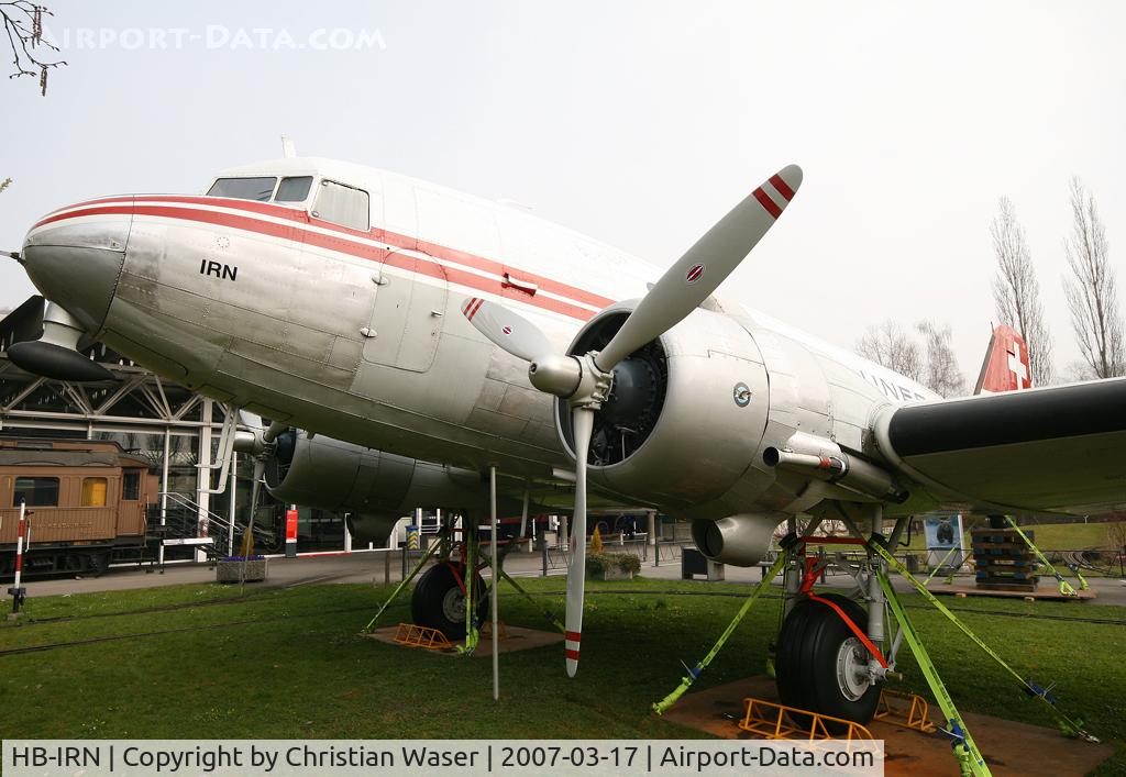 HB-IRN, 1944 Douglas C-47B-35DK Skytrain C/N 16645, Swissair DC-3