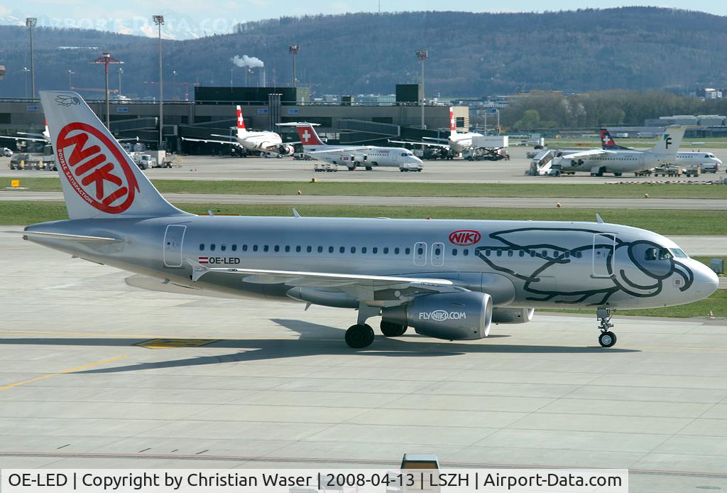 OE-LED, 2008 Airbus A319-112 C/N 3407, Flyniki A319