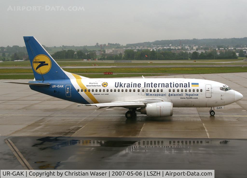 UR-GAK, 1992 Boeing 737-5Y0 C/N 26075, Ukraine International