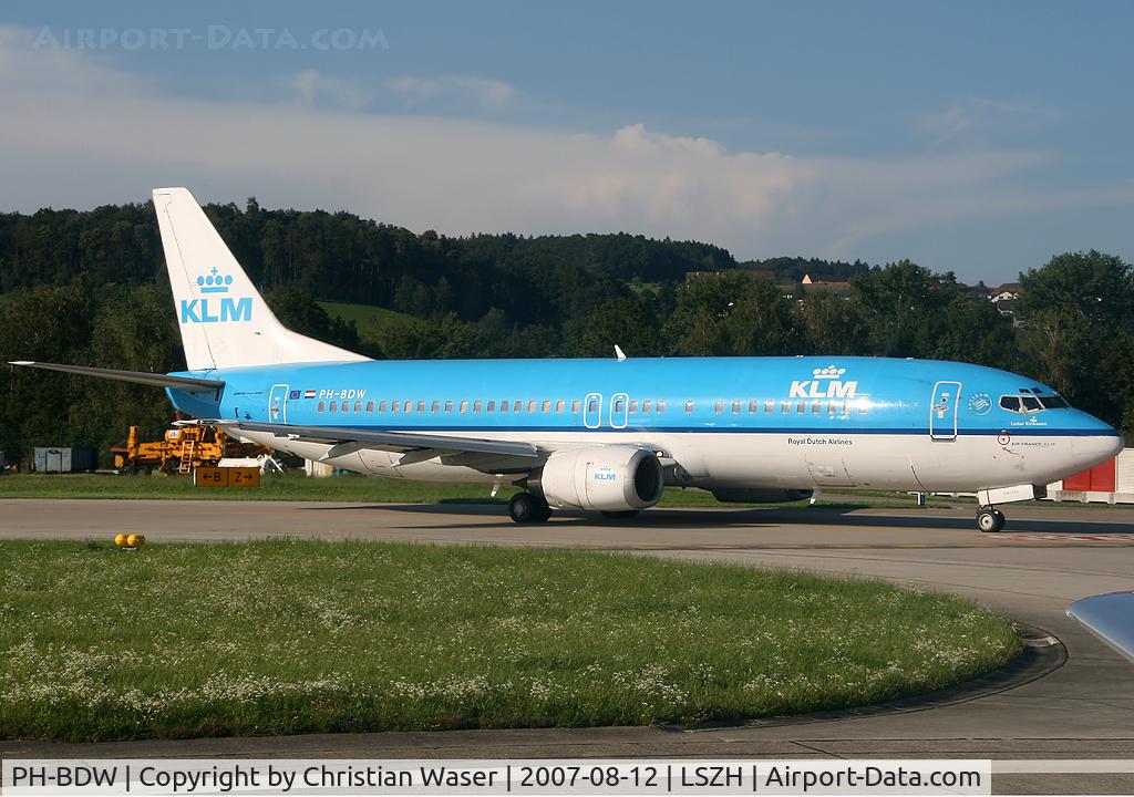 PH-BDW, 1990 Boeing 737-406 C/N 24858, KLM