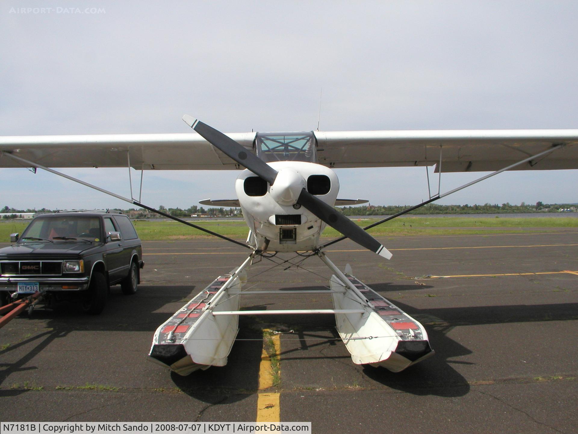 N7181B, 1956 Piper PA-18-150 Super Cub C/N 18-5220, Parked on the ramp at Sky Harbor.