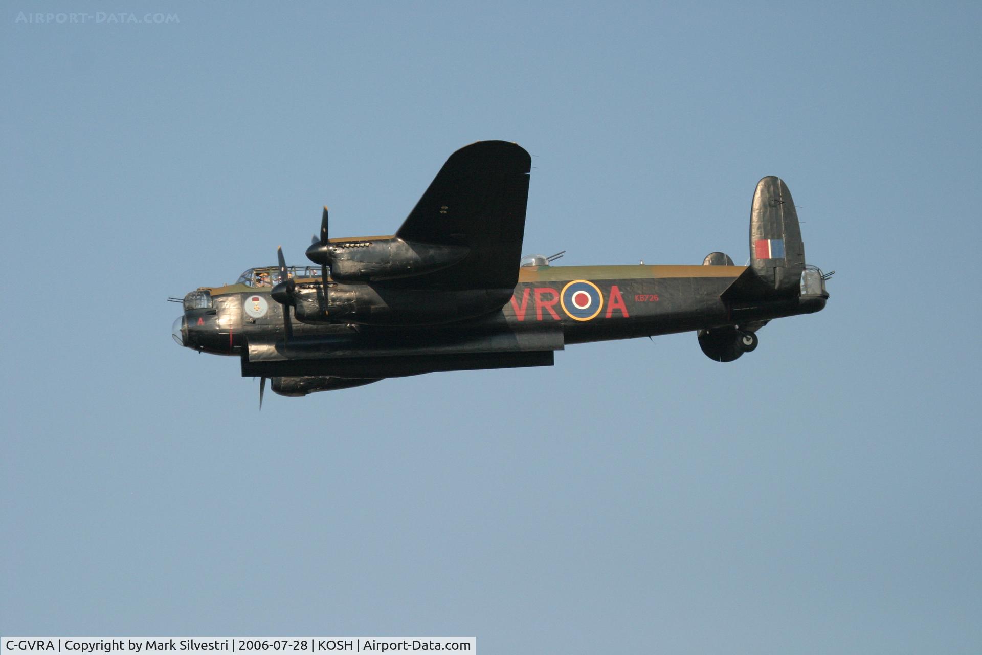 C-GVRA, 1945 Victory Aircraft Avro 683 Lancaster BX C/N FM 213 (3414), Oshkosh 2006